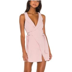 Superdown light pink mini dress